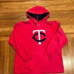 Vintage 90s Minnesota twins center check‎ hoodie